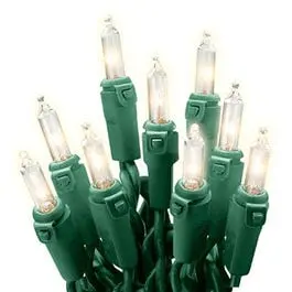 50-Light Clear String-To-String Holiday Light Set 1