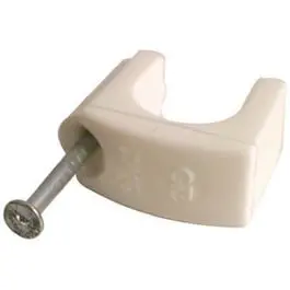 50-Pack Of 7/16-Inch Round Non-Metallic Cable Staples – Ul Listed 1