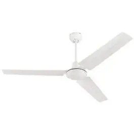 56-Inch White Industrial Ceiling Fan For High-Ceiling Spaces 1
