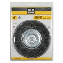 6" Coarse-Crimp Wire Wheel Brush – Heavy-Duty Cleaning 1