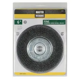 6-Inch Fine-Crimped Wire Brush Wheel For Cleaning & Polishing 1