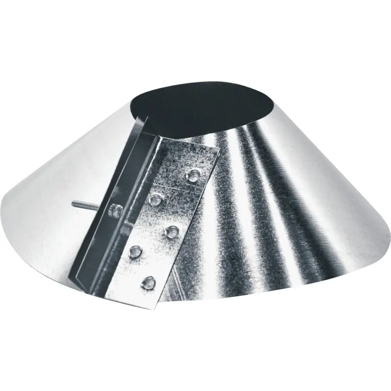 6-Inch Galvanized Imperial Storm Collar For Hvac Vents 1