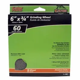 6-Inch Medium-Duty Grinding Wheel (0.75-Inch Arbor, 1-Inch Thickness) 1