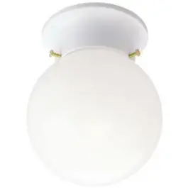 6-Inch Single-Light Flush-Mount Ceiling Fixture 1