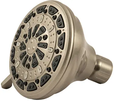 6-Setting Fixed Shower Head In Brushed Nickel Finish 1