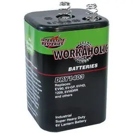6-Volt Heavy-Duty Lantern Battery With Spring-Top Terminal 1