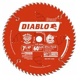 7-1/4-Inch 60-Tooth Fine-Finish Circular Saw Blade 1