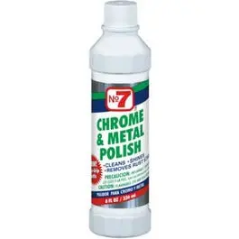 #7 Chrome Polish, 8-Ounce Metal Restorer And Shine Enhancer 1