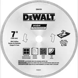 7-Inch Diamond Matrix Tile Cutting Blade – 0.060 In. Kerf 1