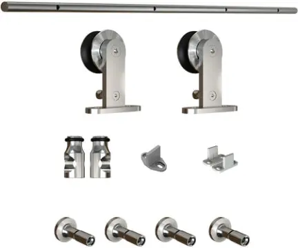 72-Inch Stainless Steel Sliding Door Kit 1