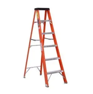 8-Foot Compact Aluminum Step Ladder 1