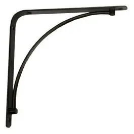 8-Inch Antique Bronze Decorative Shelf Bracket – Steel Construction, Wall-Mounted Support 1