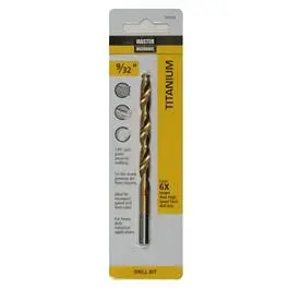 9/32-Inch X 4-1/4-Inch Titanium-Coated Hss Drill Bit 1