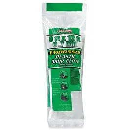 9 Ft X 12 Ft Textured Medium-Duty Drop Cloth For Painting & Renovation 1