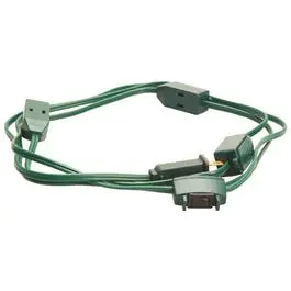 9-Outlet Christmas Tree Power Tap – 18/2 Gauge, Green, 9-Foot Cord 1
