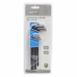 9-Piece Long-Arm Metric Hex Key Set – Extended Reach For Tight Spaces 1