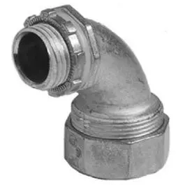 90-Degree Liquid-Tight Straight Connector Kit – 1/2-Inch Size 1