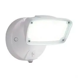 90-Watt Dusk-To-Dawn Led White Aluminum Security Flood Light 1