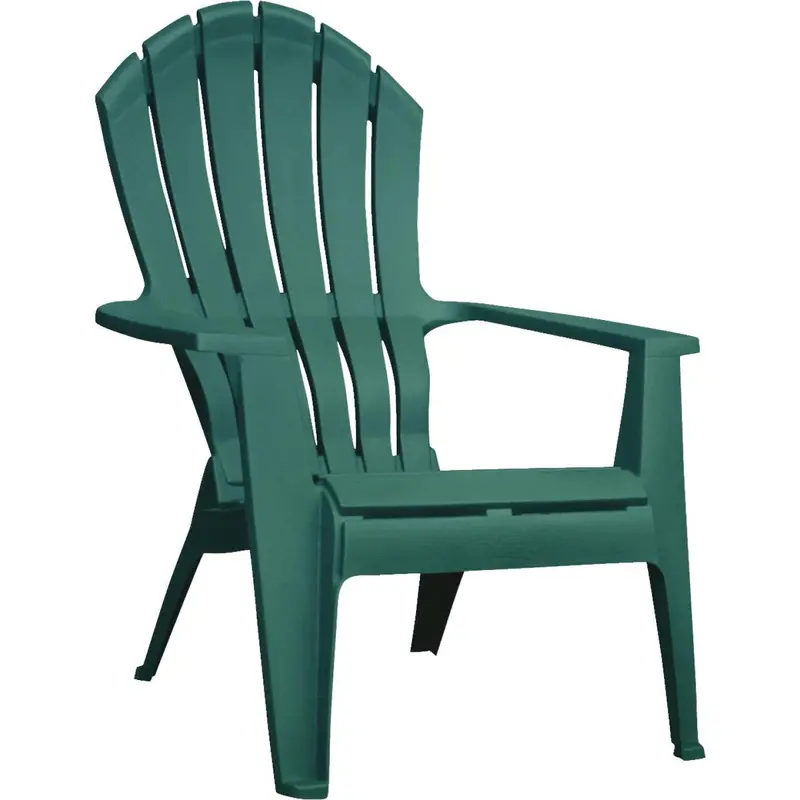 Adams Realcomfort Adirondack Chair In Hunter Green Resin 1