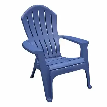 Adams Realcomfort Adirondack Chair – Monaco Blue Ergonomic Outdoor Seating 1