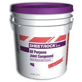 All-Purpose Ready-Mixed Joint Compound – Mid-Weight, 4.5-Gallon Pail 1