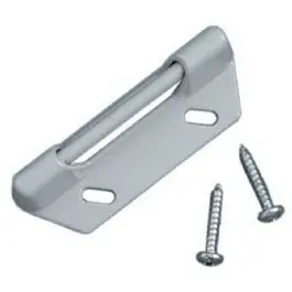 Aluminum Replacement Strike Plate With Knob Mounting Kit 1