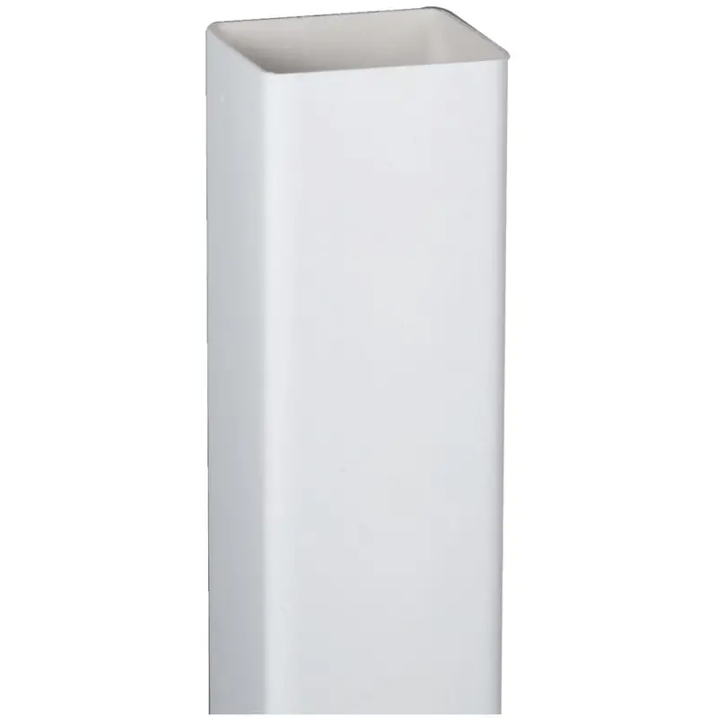 Amerimax 10-Foot White Vinyl Square Downspout – 2-Inch Diameter 1