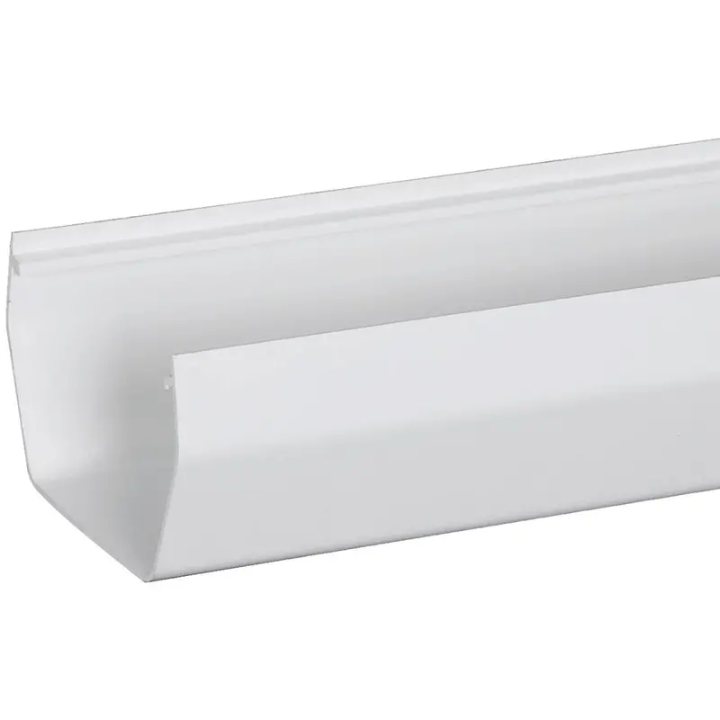 Amerimax 5-Inch Contemporary White Vinyl Gutter – 10-Foot Length 1
