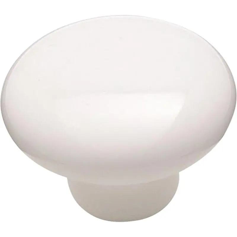 Amerock Allison White Gloss Cabinet Knob – 1-1/2 Inch Diameter 1