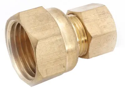 Anderson Metals Brass Compression-To-Fpt Adapter Fitting 1