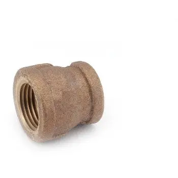 Anderson Metals Lf Red Brass Reducing Coupling – 1/2" X 1/4" Npt 1