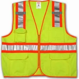 Ansi Class Ii Hi-Visibility Safety Vest – Lime/Yellow Mesh, Xxl/Xxxl 1