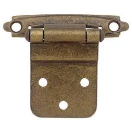 Antique Brass Cabinet Hinges – 2-Inch X 3/4-Inch, Pack Of Two 1