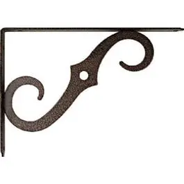 Antique Bronze Ornamental Shelf Bracket – 10" X 7" Decorative Support 1