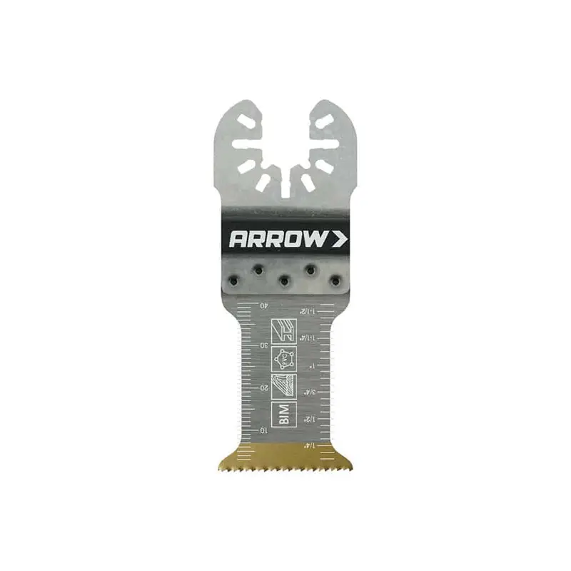 Arrow 1-1/4-Inch Titanium-Coated Bi-Metal Blade – 3-Pack 1