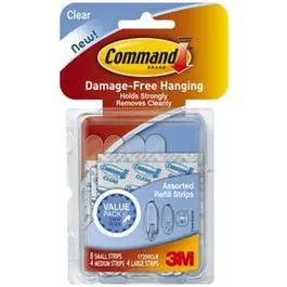 Assorted Clear Adhesive Refill Pack For Dispensers 1