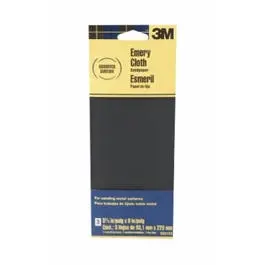 Assorted Emery Cloth Sandpaper Sheets – 3-2/3-Inch × 9-Inch, 3-Pack 1