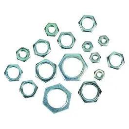 Assorted Lamp Hex Nuts, Steel, 16-Piece Set 1