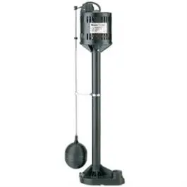 Automatic Thermoplastic Pedestal Sump Pump – 1/3 Hp, 3,480 Gph 1