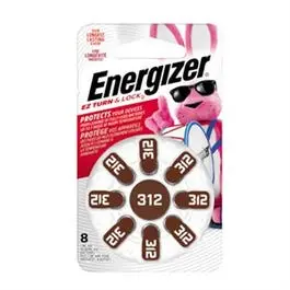 Az312Dp-8 Hearing Aid Batteries – 1.4V Zinc-Air, 8-Pack 1