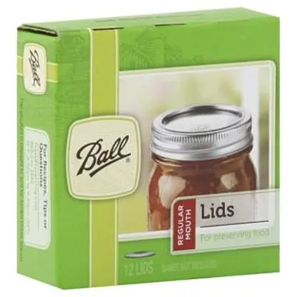 Ball Regular-Mouth Mason Jar Lids – Set Of 12 1
