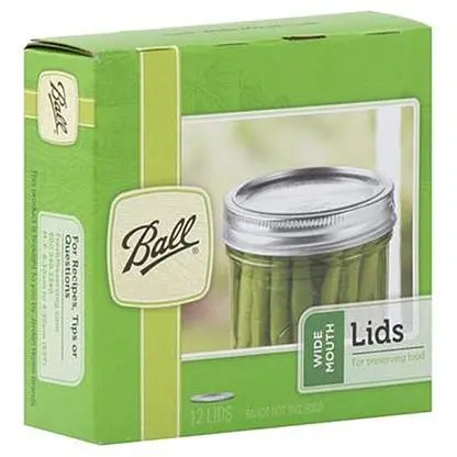 Ball Wide-Mouth Mason Jar Lids With Bands – Pack Of 12 1