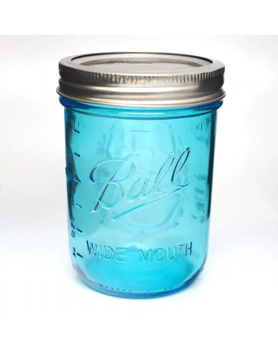 Ball Wide-Mouth Pint-Sized Nesting Jar Set – 16 Oz, 4-Pack 1