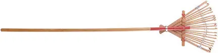 Bamboo Shrub Rake – 10-Inch Head, Lightweight Garden Tool 1