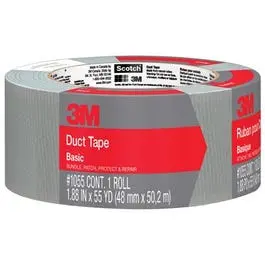 Basic All-Purpose Duct Tape – 1.88-Inch X 55-Yard Roll, Silver Gray 1