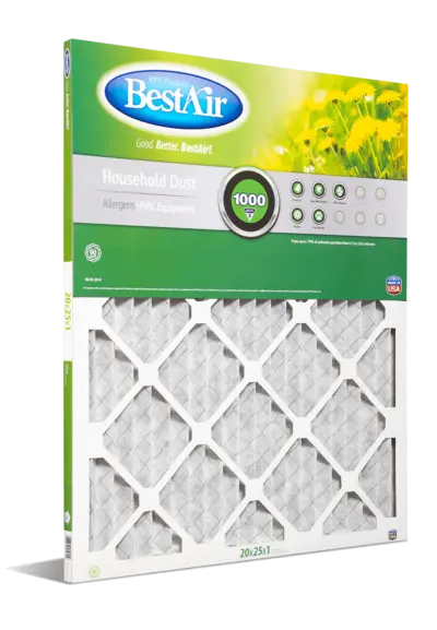 Bestair B1-2025-8-12 Pleated Air Filter – Merv 8 Rating 1
