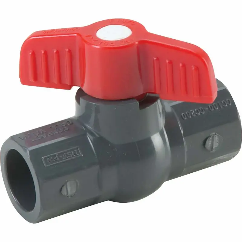 B&K Industries 1/2" Pvc Ball Valve – Series 6700Gs Compact Shutoff Solution 1