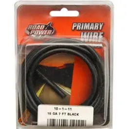 Black 10-Gauge Primary Electrical Wire – 7-Foot Cut Length 1