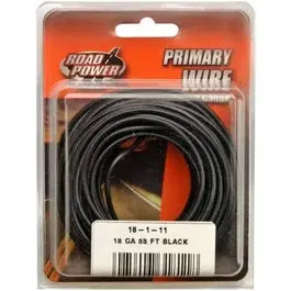 Black 18-Gauge Primary Wire – 33-Foot Roll For Electrical Wiring 1