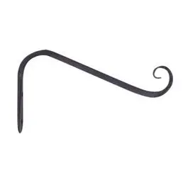 Black Angled Hanging Plant Hook – 5-Inch 1